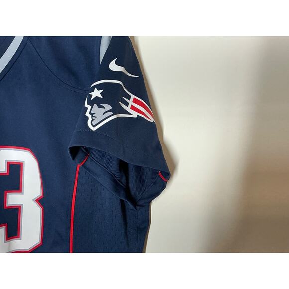 Wes Walker New England Patriots NFL Nike Football Jersey Women's size XL - Picture 4 of 7